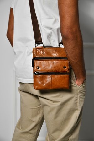 CROSS BODY 100% REAL LEATHER